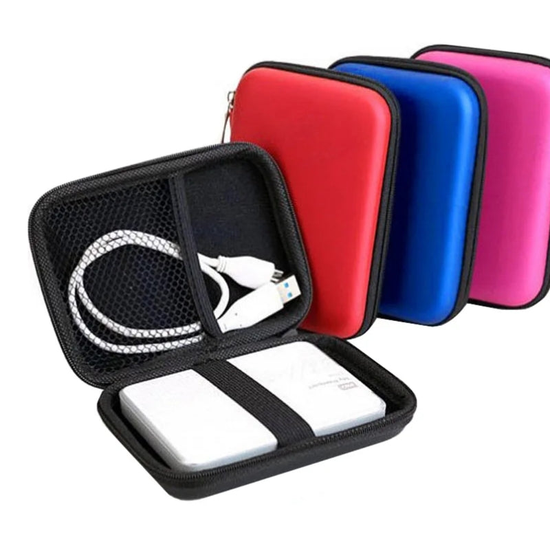 Hard Drive Carry Case Shockproof Travel Bag