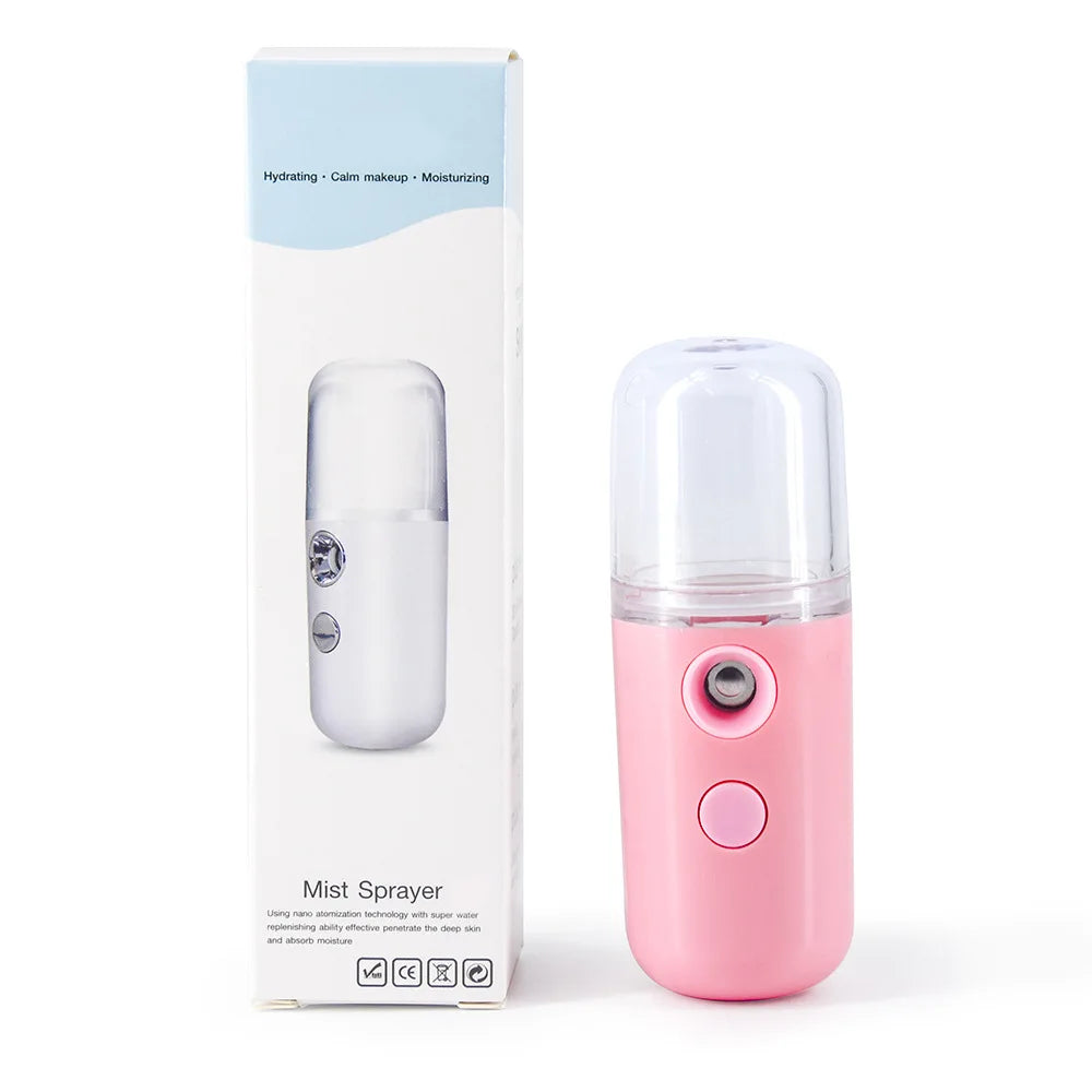 Facial Steamer with Portable Hydration Mist