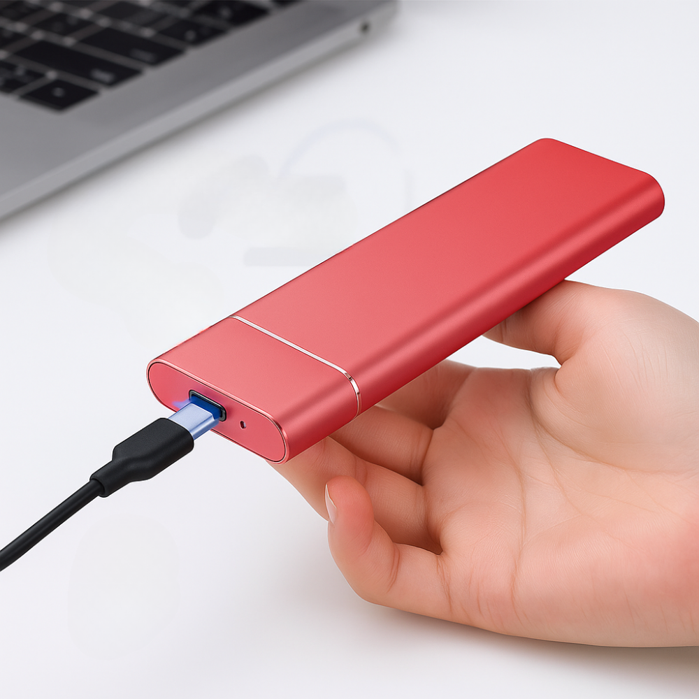 External SSD Drive USB Aluminium Storage