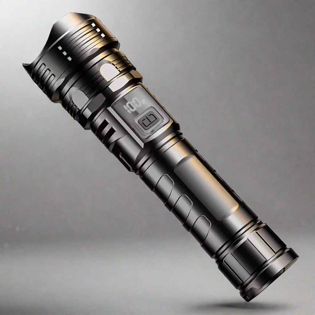 LED Torch Light Rechargeable Aluminium Flashlight