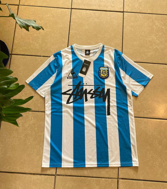1986 Argentina x Stüssy Retro Football Kit