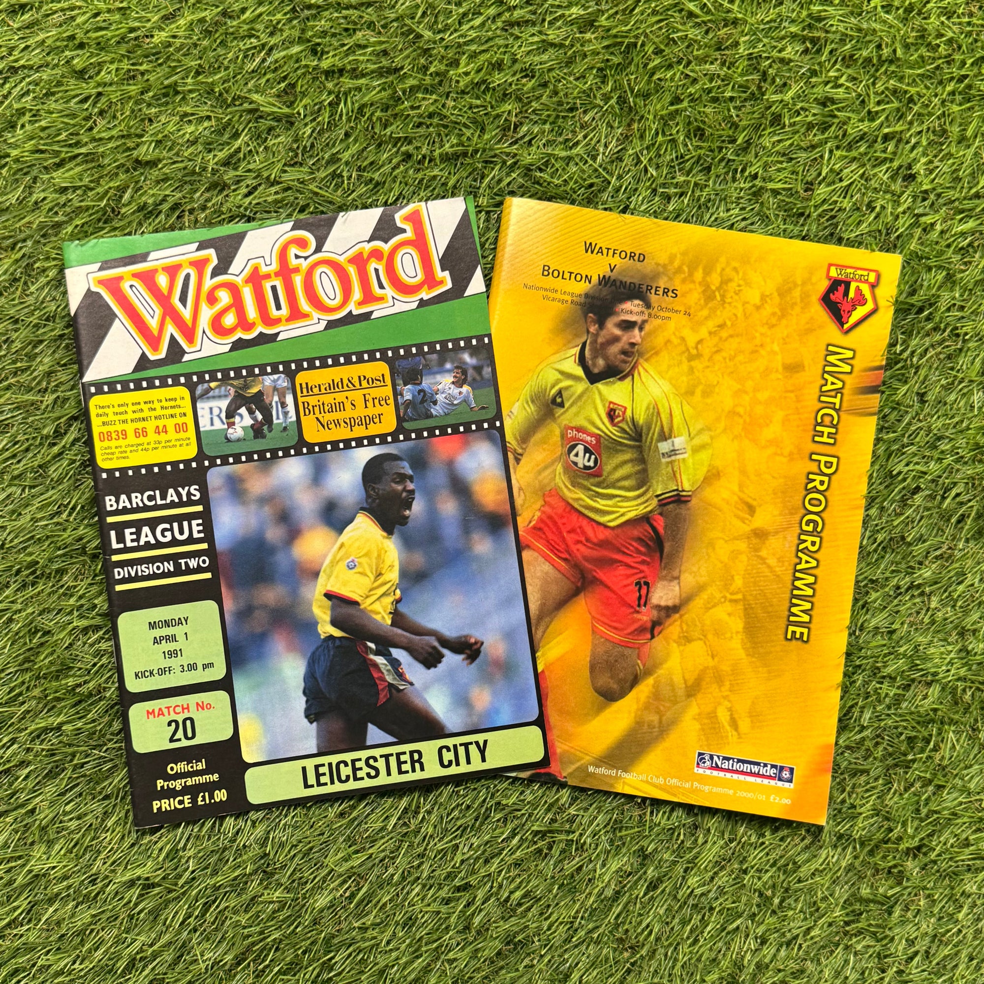 Retro Football Programmes Mystery Box