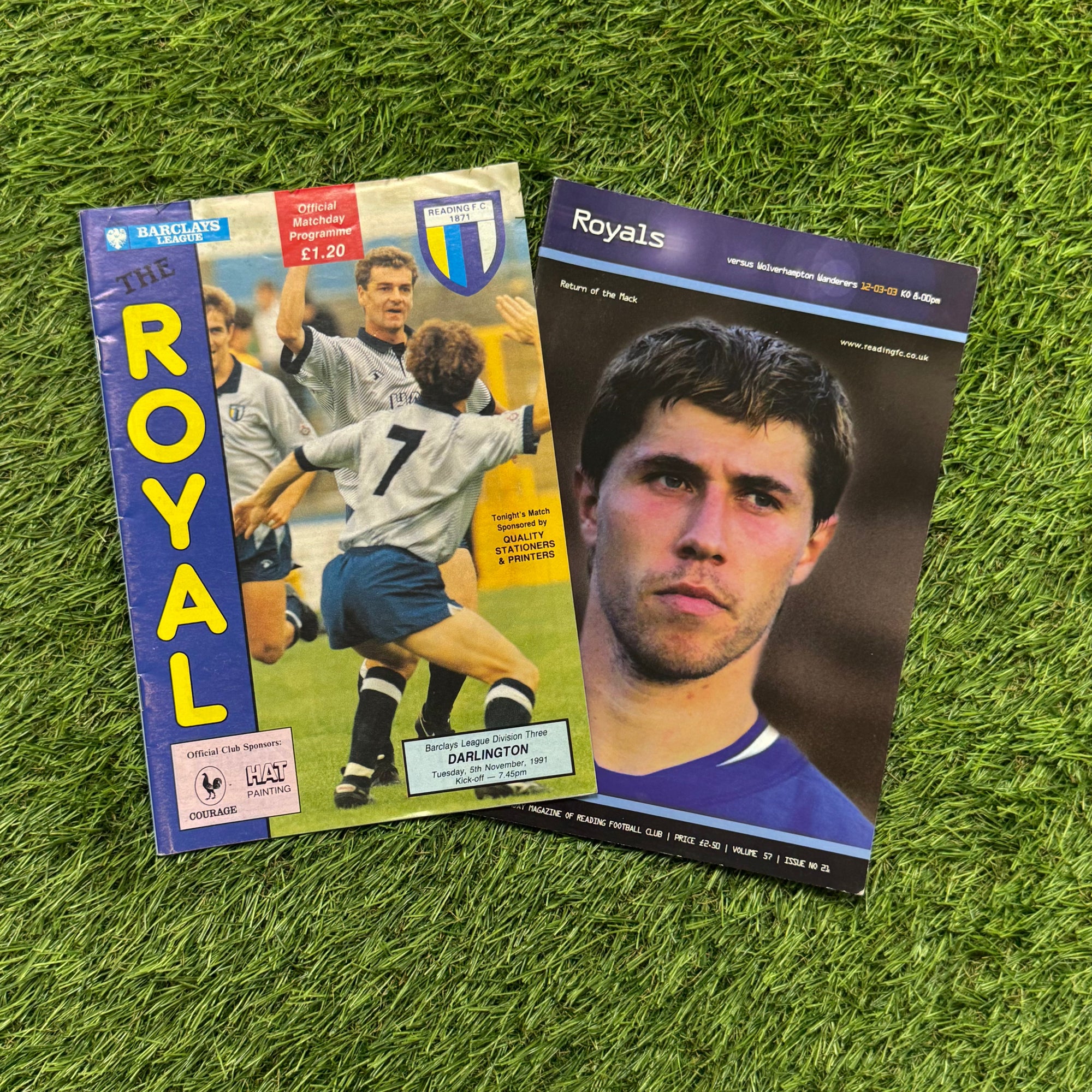 Retro Football Programmes Mystery Box