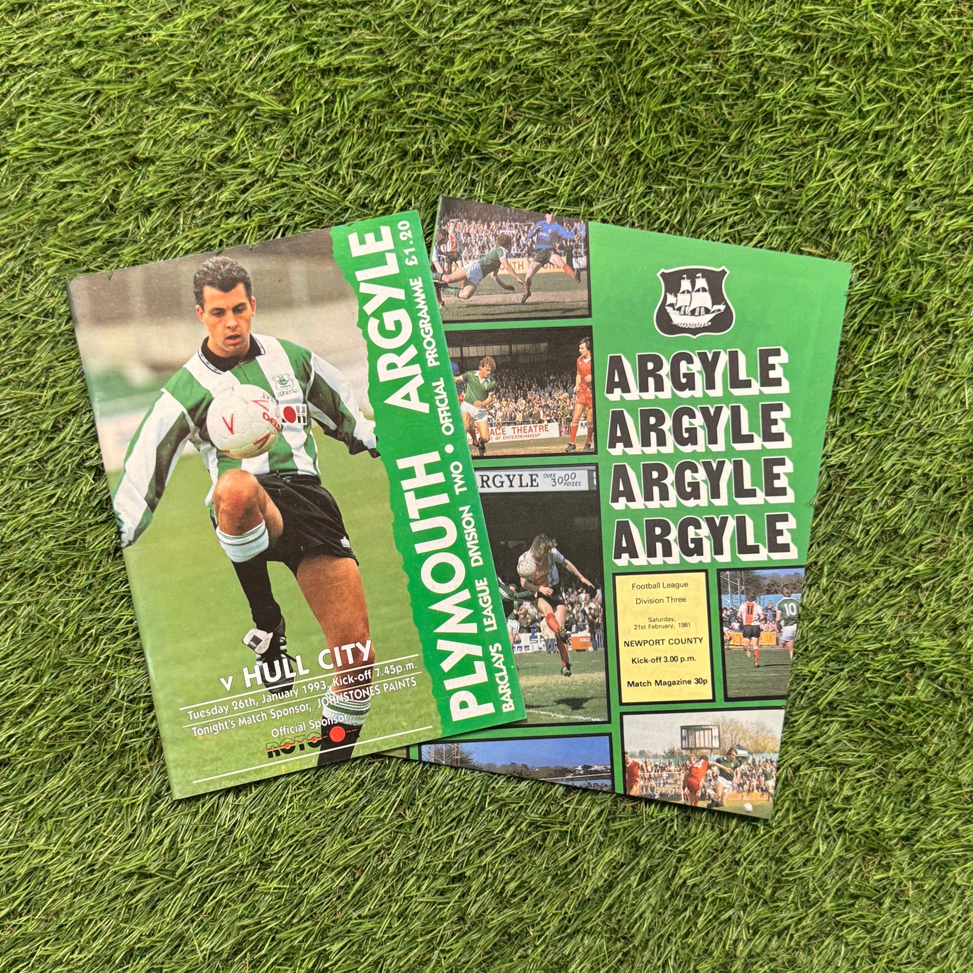 Retro Football Programmes Mystery Box