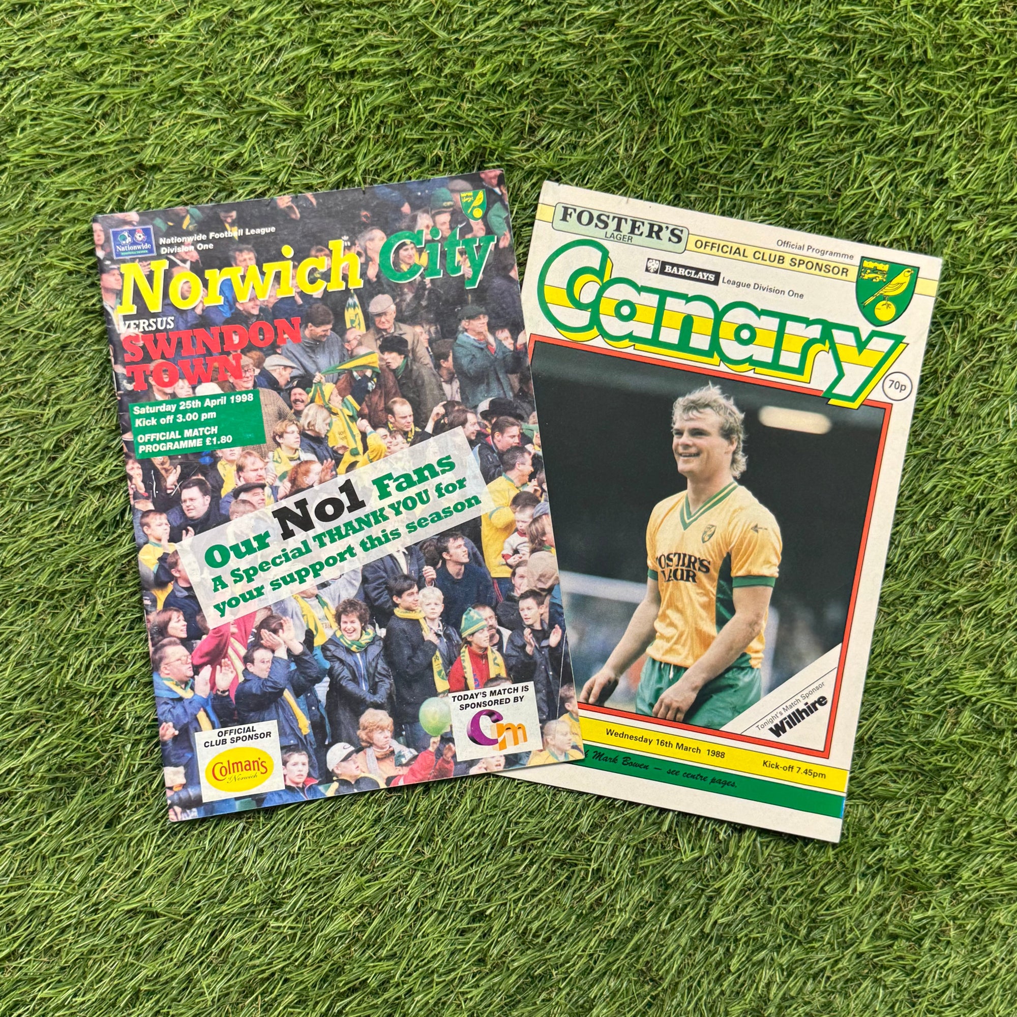 Retro Football Programmes Mystery Box