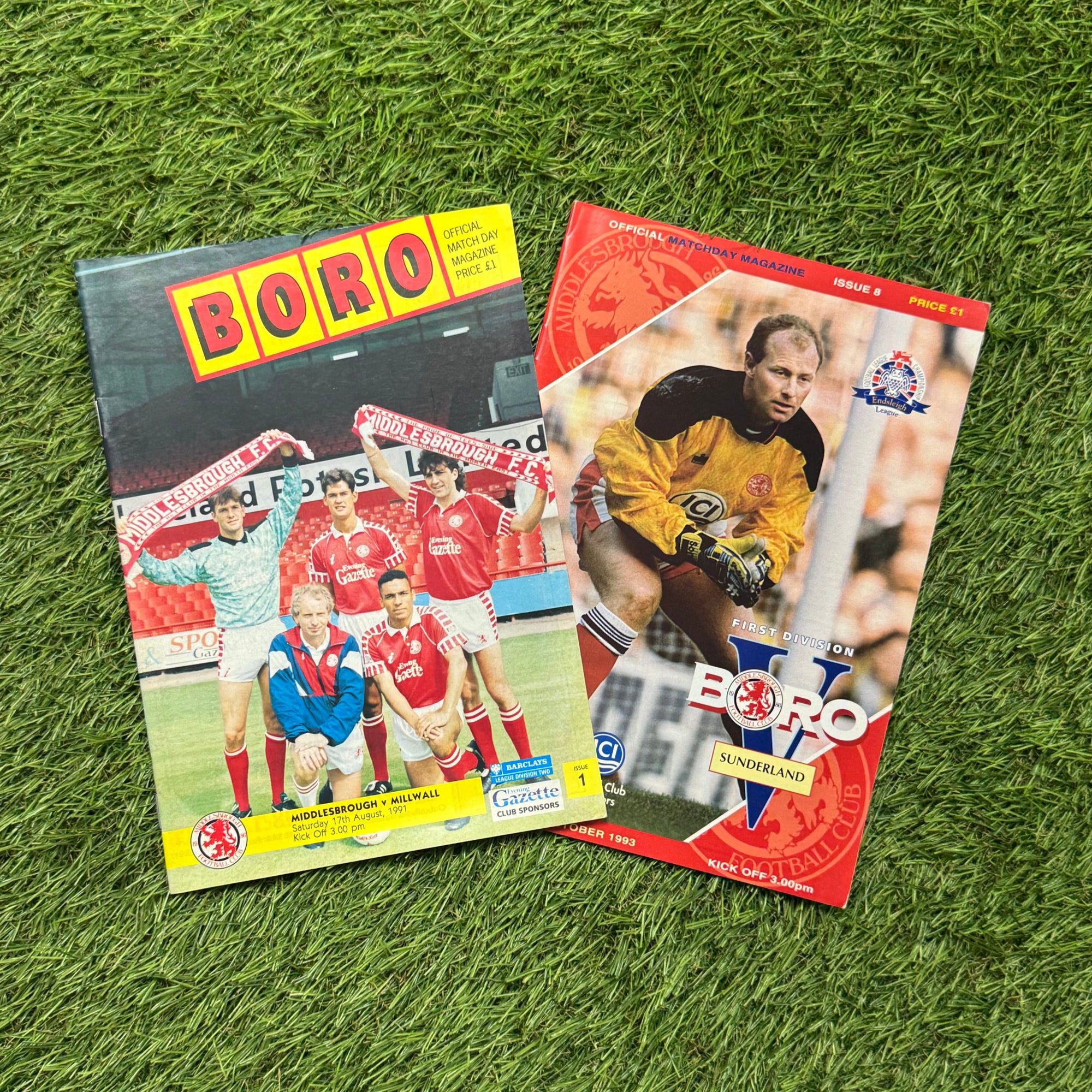 Retro Football Programmes Mystery Box