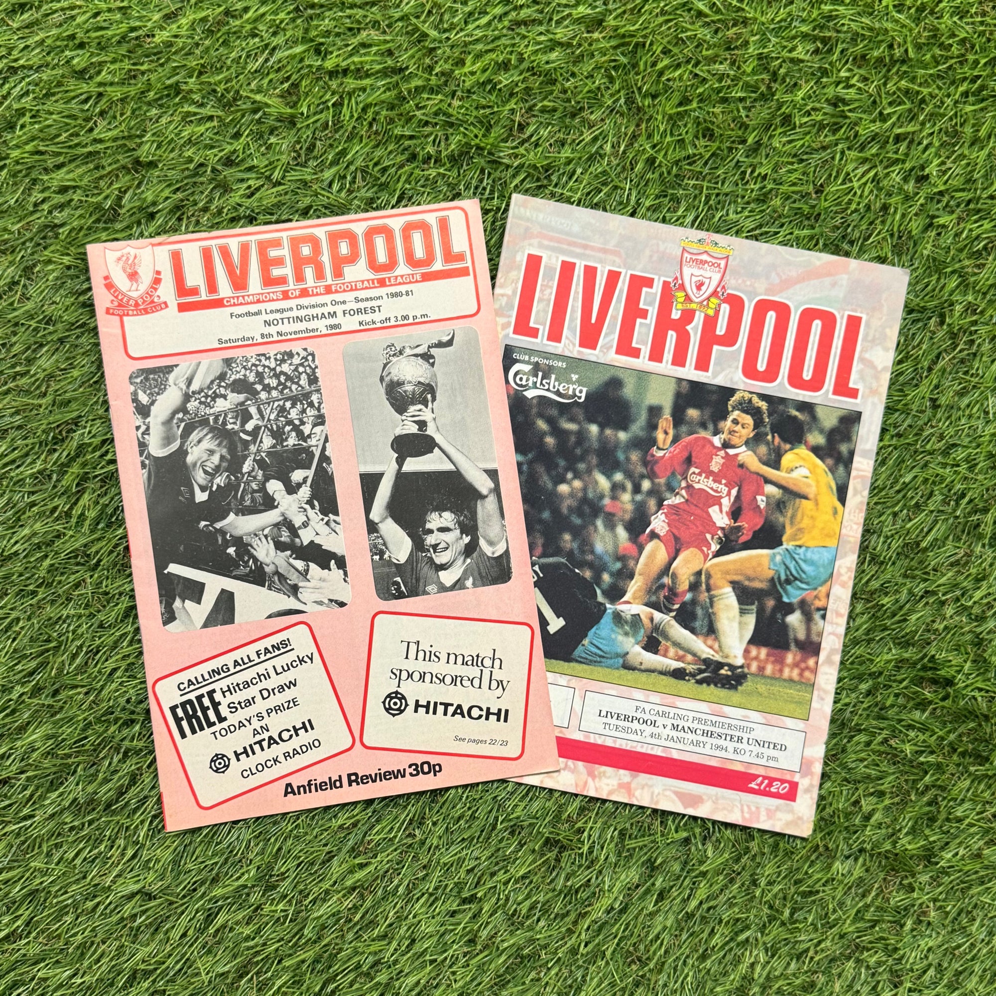 Retro Football Programmes Mystery Box