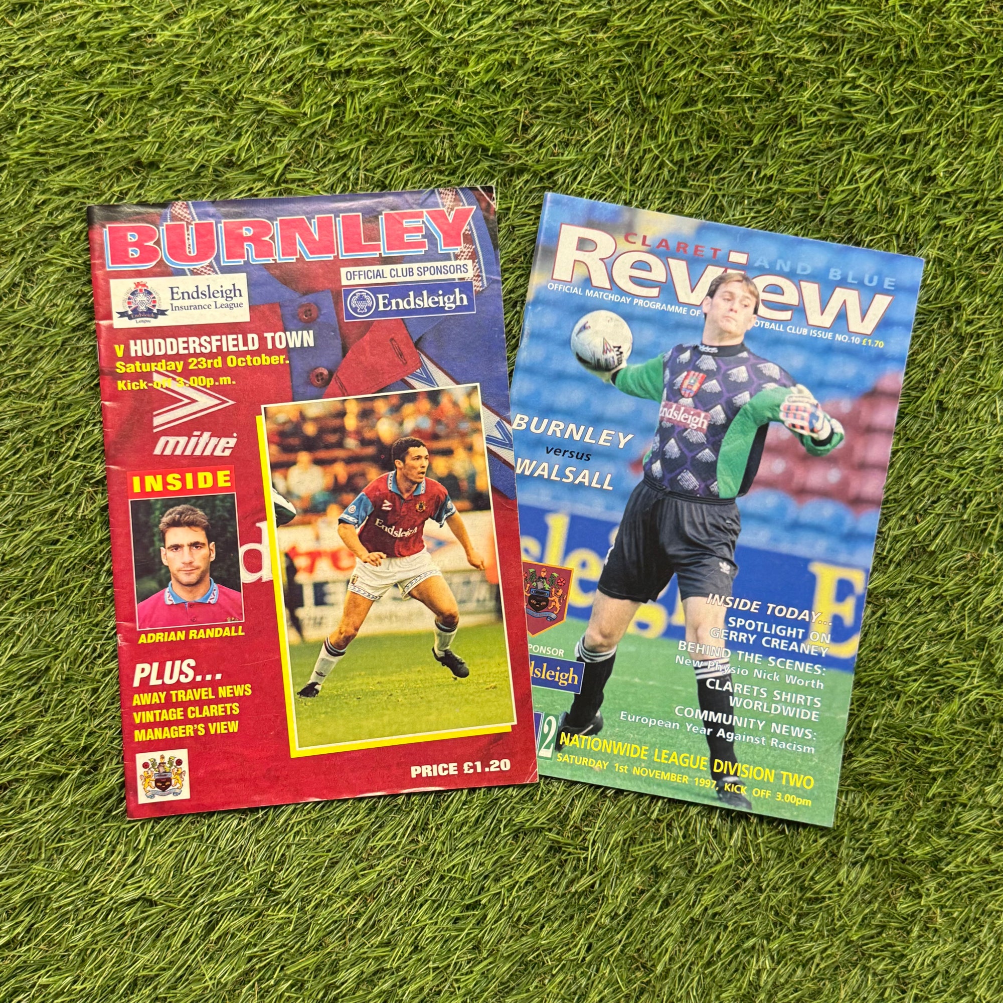 Retro Football Programmes Mystery Box