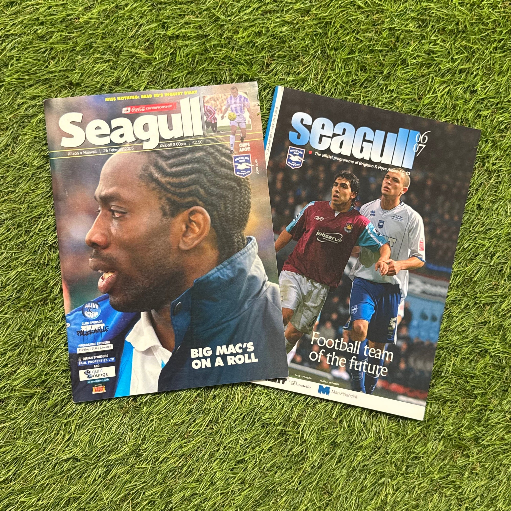 Retro Football Programmes Mystery Box