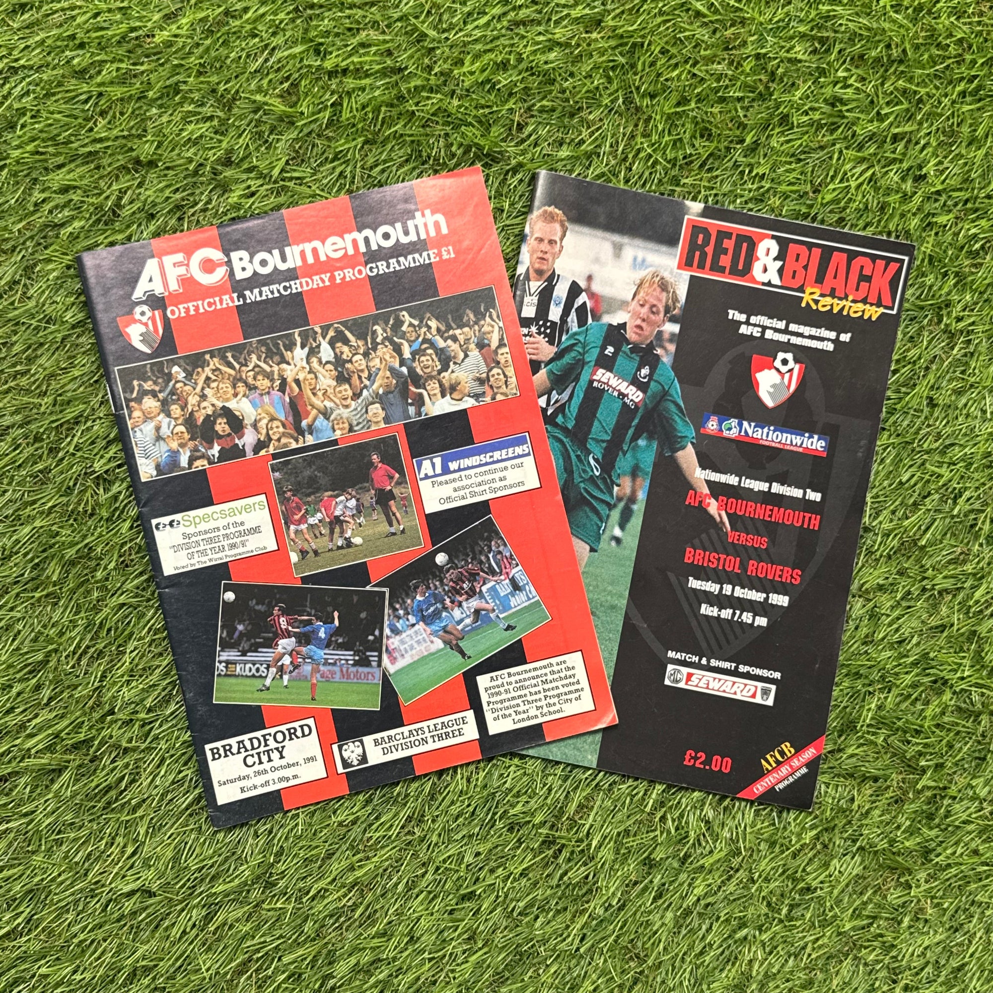 Retro Football Programmes Mystery Box