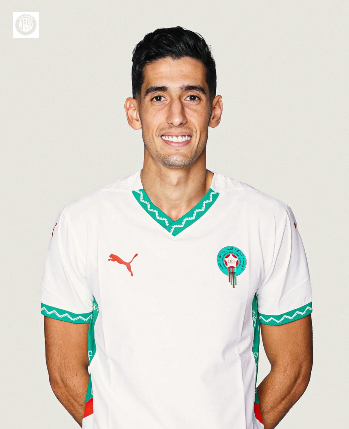 Morocco 2024/2025 Away Jersey – Embroidered Morocco national team crest in full detail on the chest