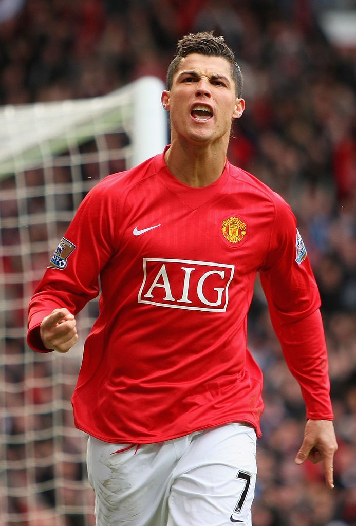 Man United Long sleeves Final Champions league 2008 worn by cristiano ronaldo