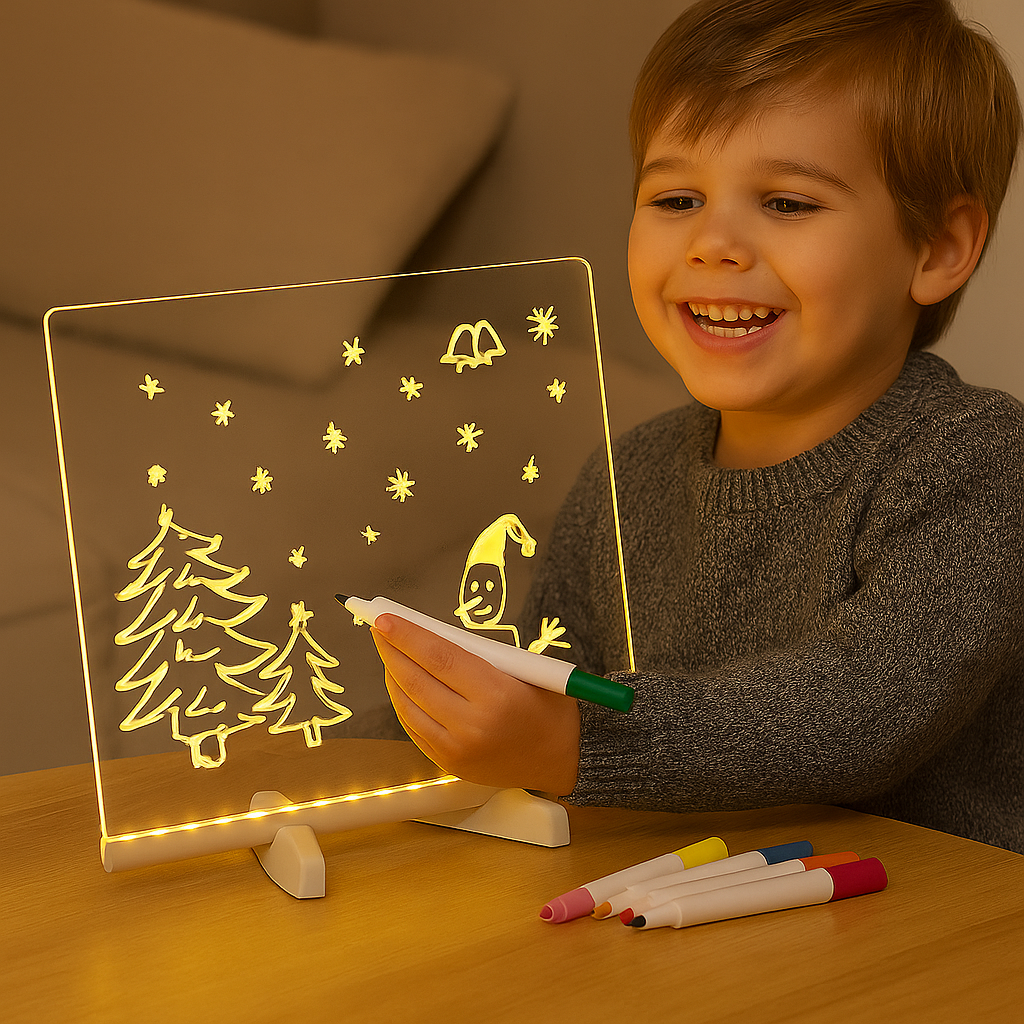 LED Drawing Board Light Up Writing Toy