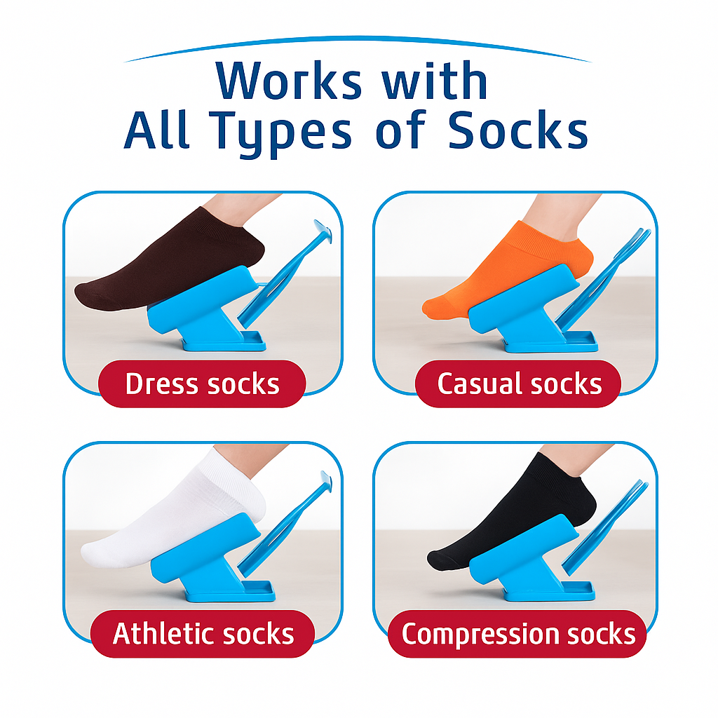 Mobility Sock Aid Device for Easy Dressing