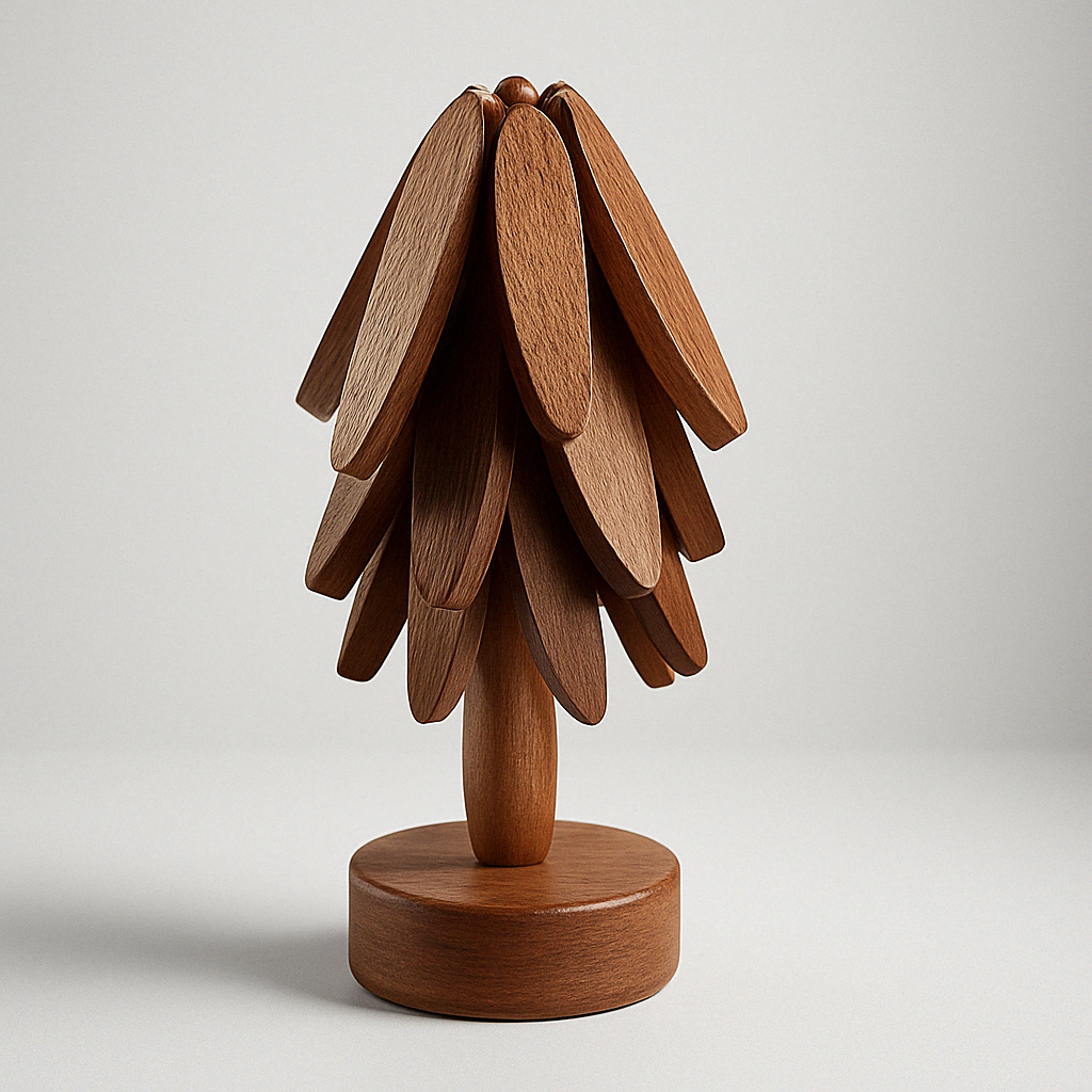 Wood Coasters Rustic Handmade Dining Set