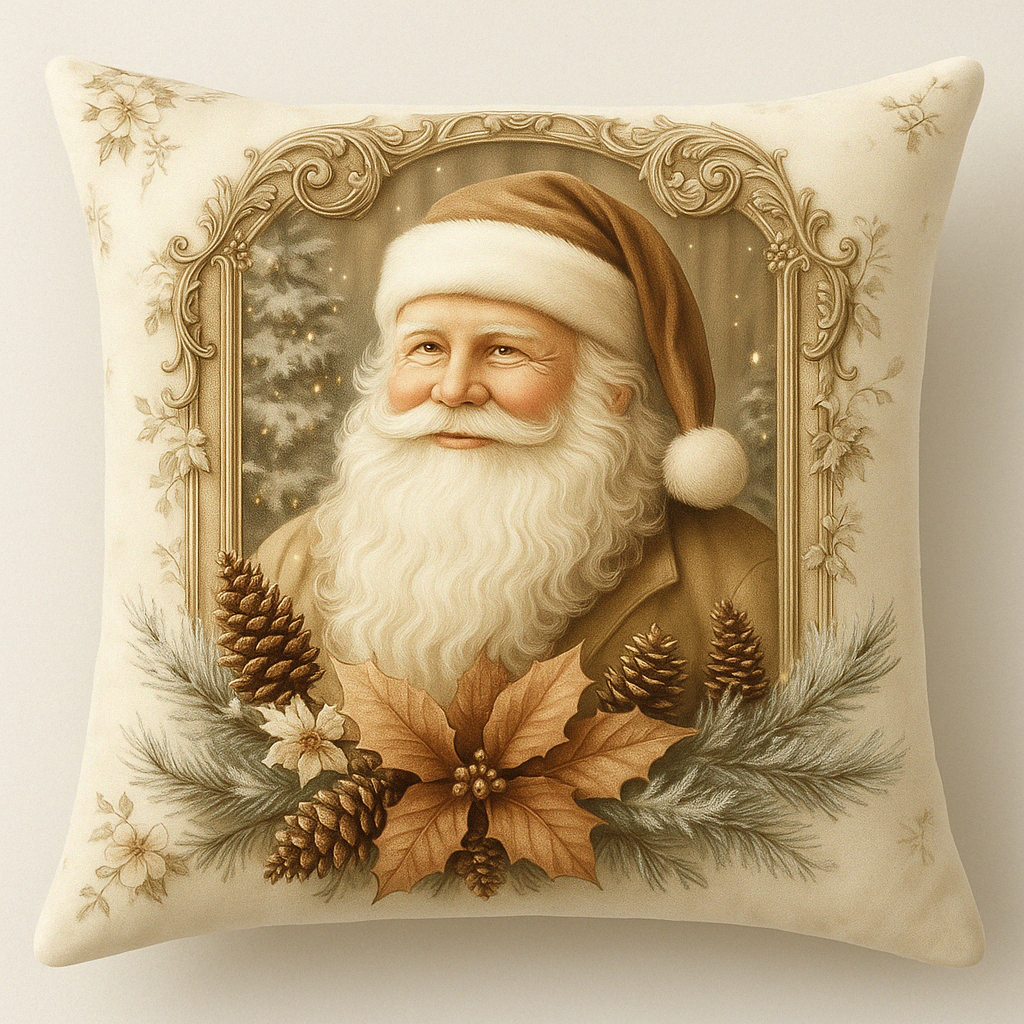 Cushion Covers Christmas Velvet Vintage Style