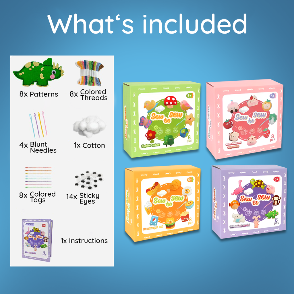 Sewing Kit for Kids Creative Craft Set