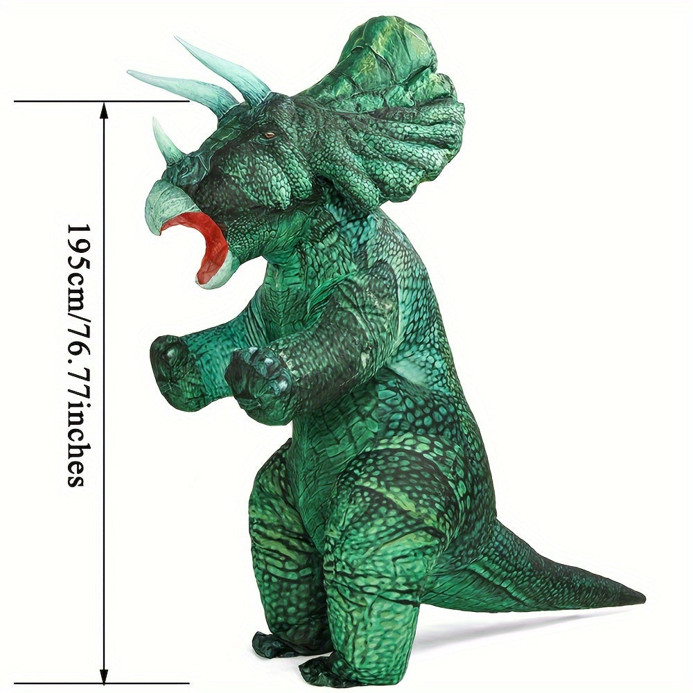 Inflatable Dinosaur Suit Halloween Costume Triceratops
