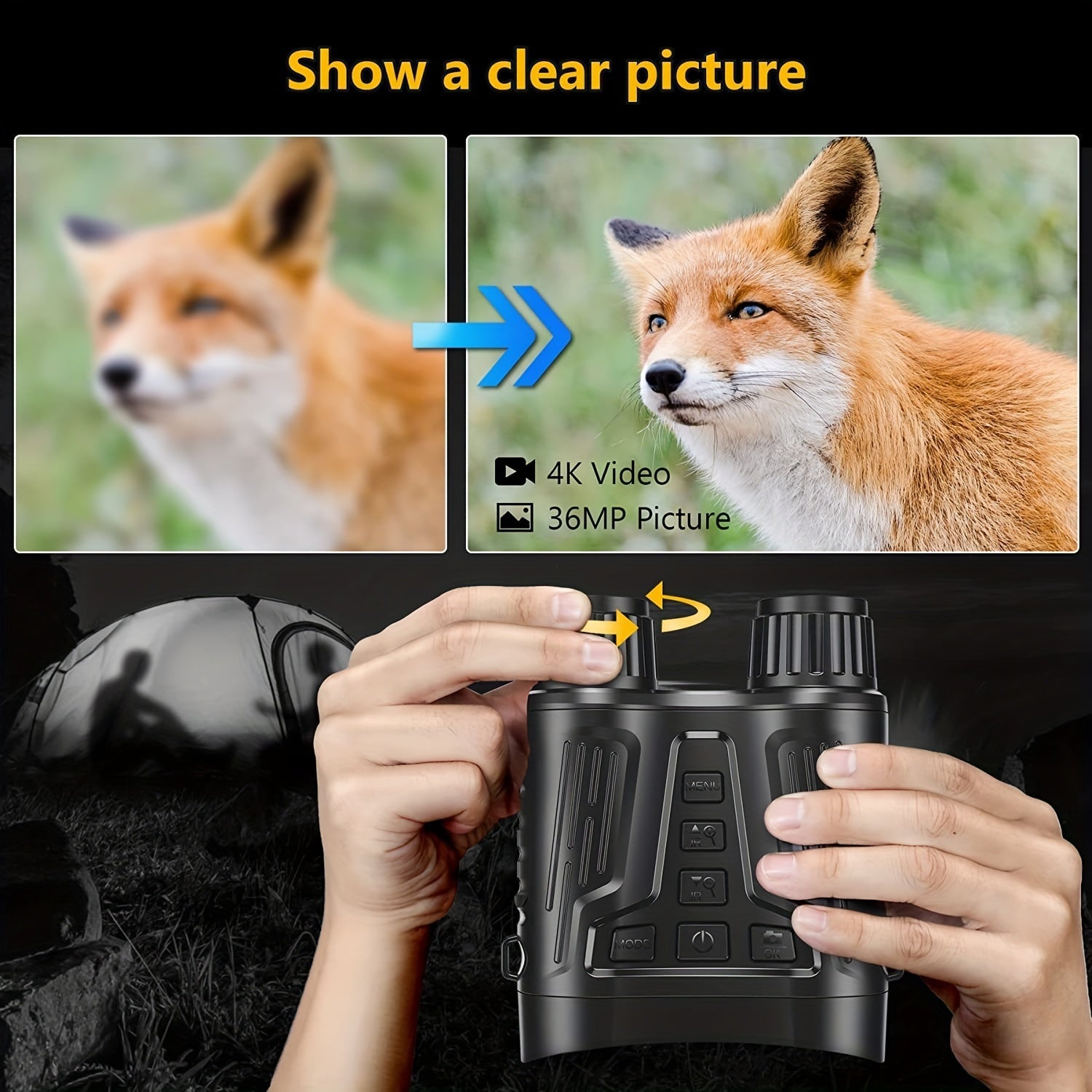 Night Vision Hunting Gear Digital Binoculars