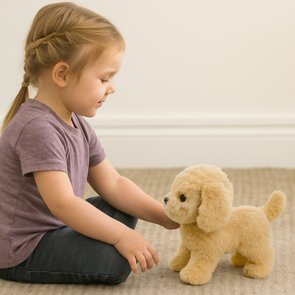 Interactive Robot Dog Toy Realistic Walking Barking Puppy