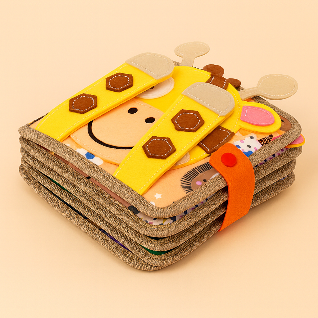 Activity Book Soft Fabric Montessori Toy
