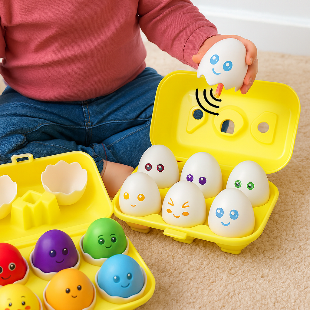 Educational Plastic Colour Matching Egg Toy