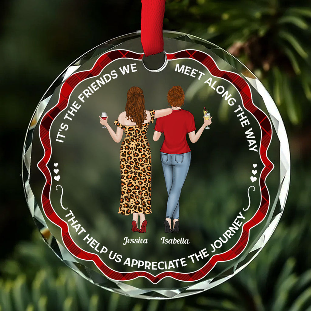 Appreciate The Journey - Personalized Custom Glass Ornament