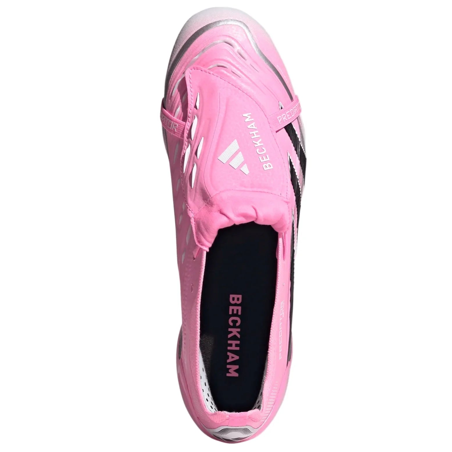adidas Predator Elite David Beckham Edition Fold Tongue FT FG Soccer Cleats (Beam Pink)