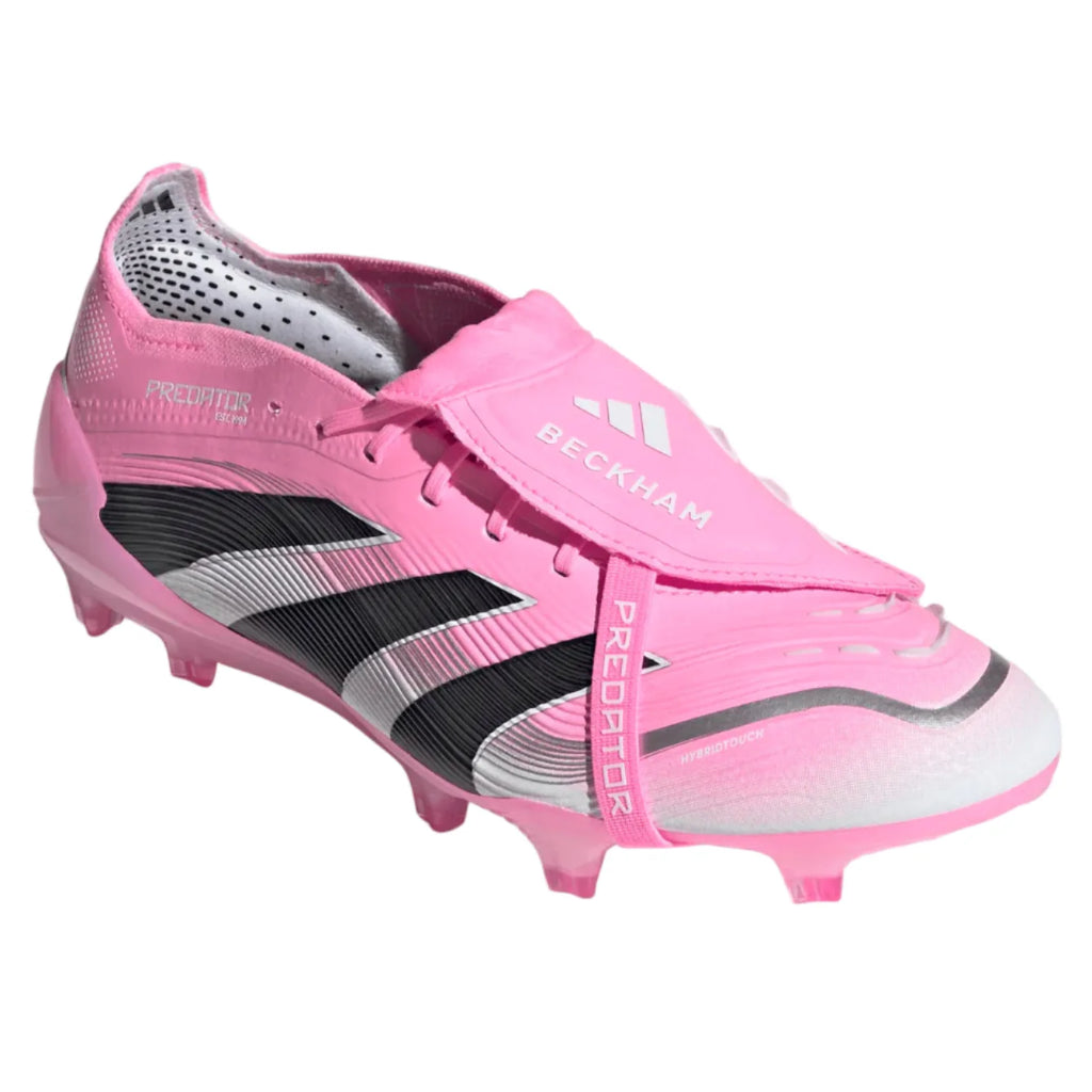 adidas Predator Elite David Beckham Edition Fold Tongue FT FG Soccer Cleats (Beam Pink)