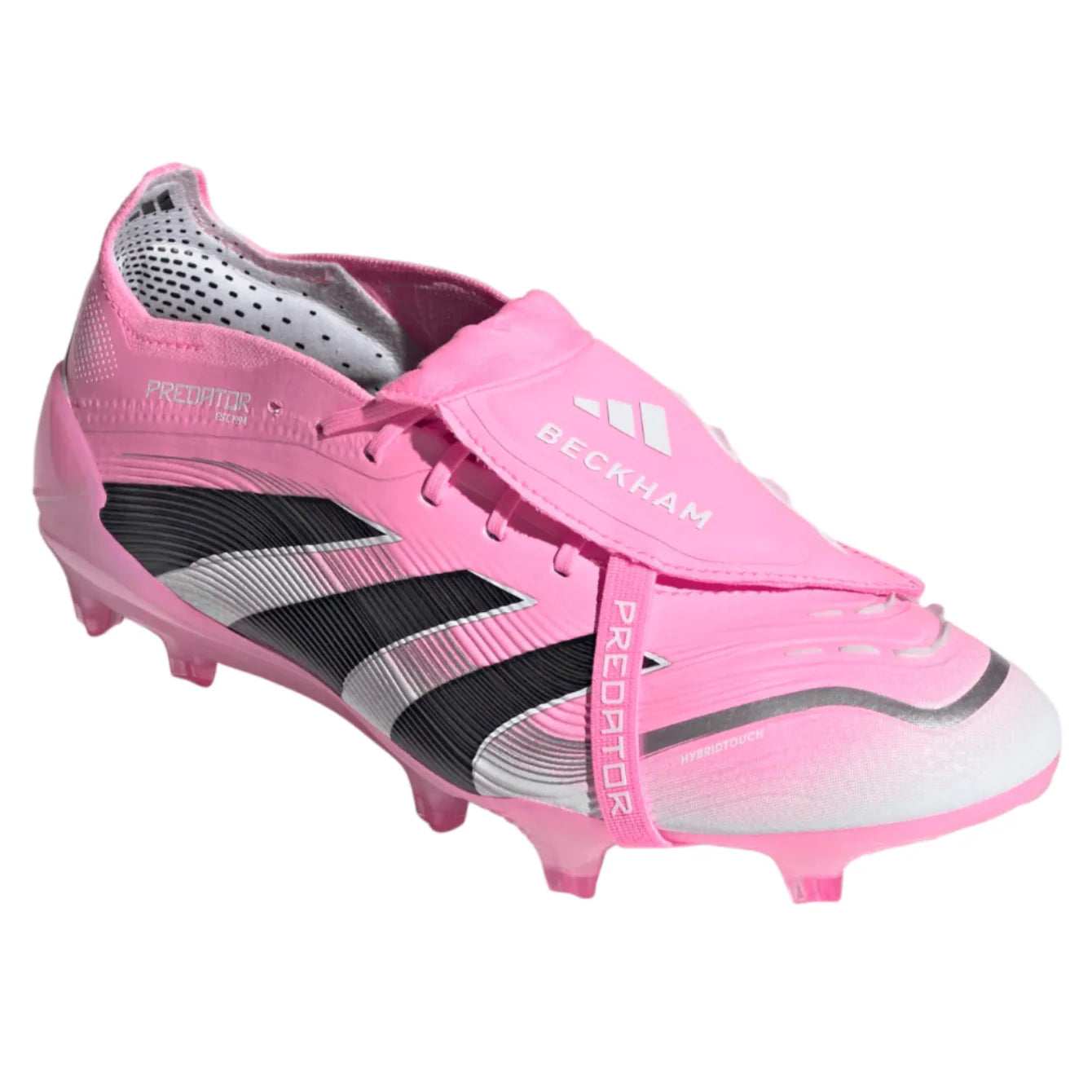 adidas Predator Elite David Beckham Edition Fold Tongue FT FG Soccer Cleats (Beam Pink)