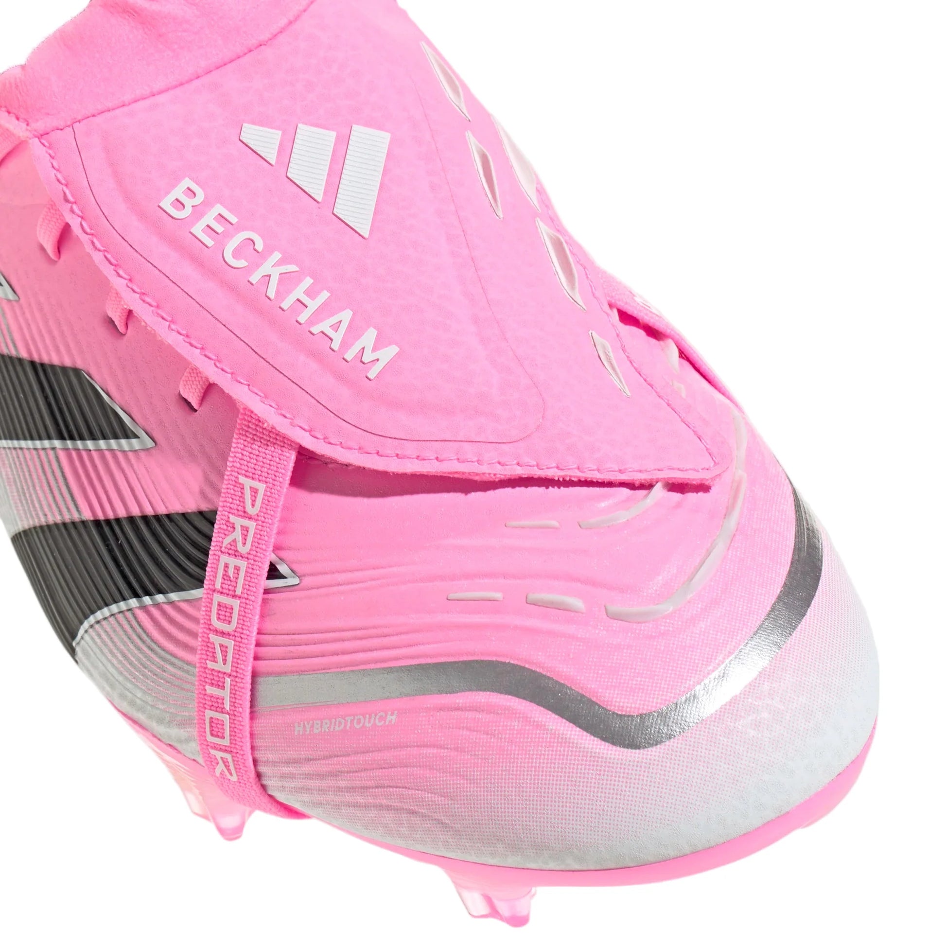 adidas Predator Elite David Beckham Edition Fold Tongue FT FG Soccer Cleats (Beam Pink)
