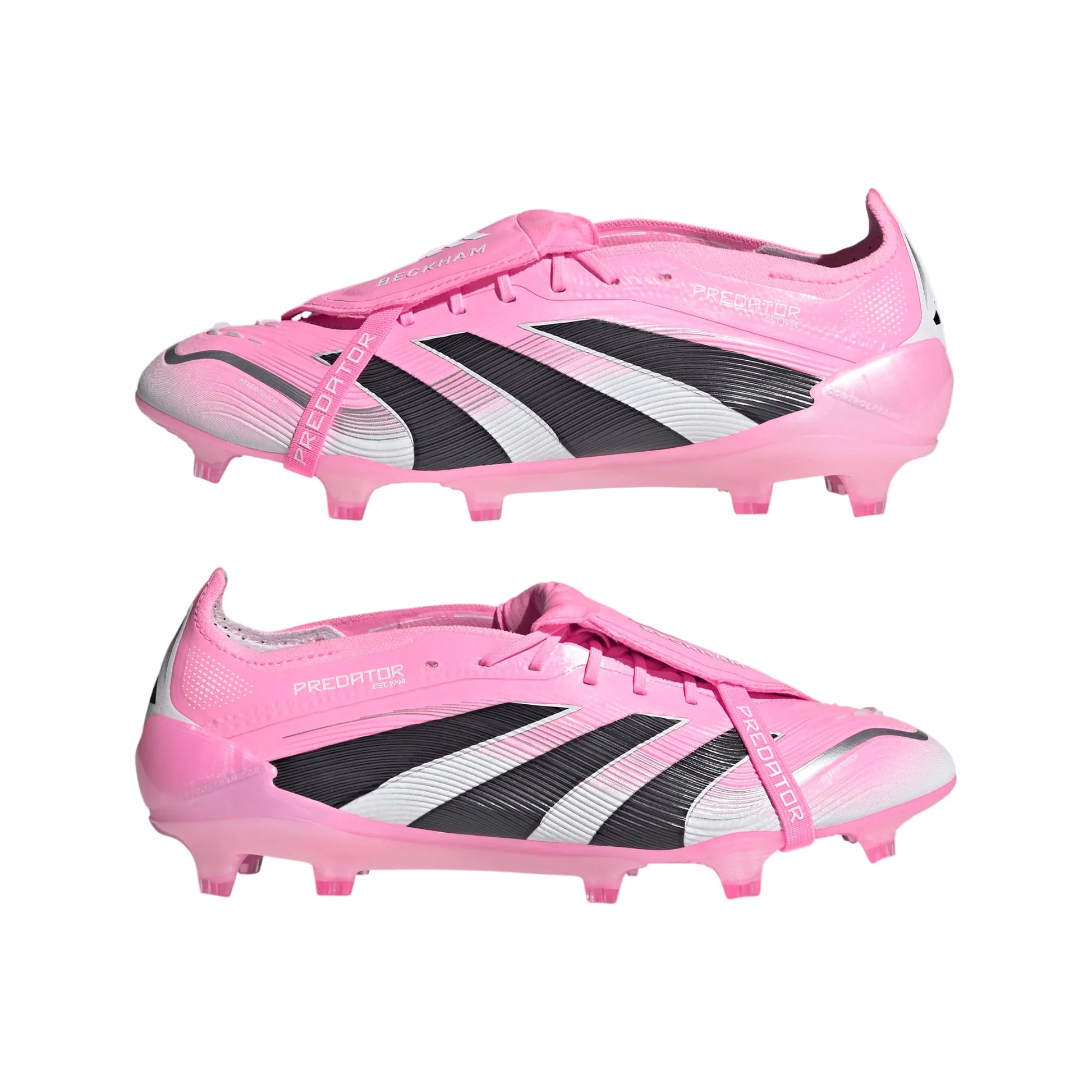 adidas Predator Elite David Beckham Edition Fold Tongue FT FG Soccer Cleats (Beam Pink)