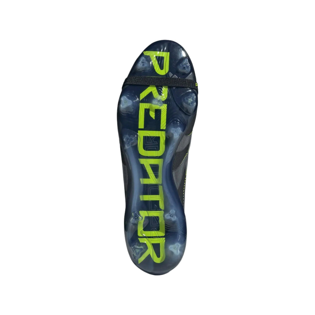 adidas Predator Elite Firm Ground Soccer Cleats (Black/Lucid Lemon)
