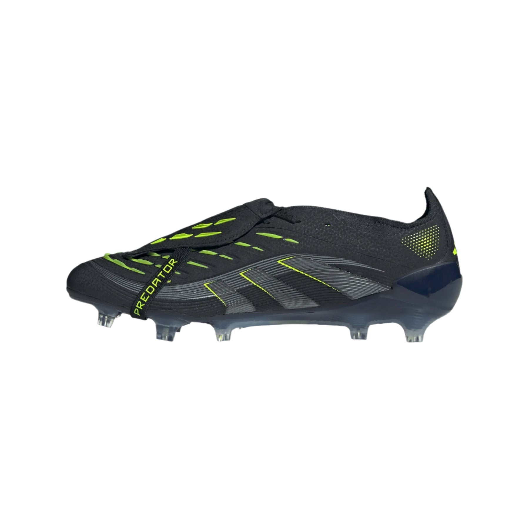 adidas Predator Elite Firm Ground Soccer Cleats (Black/Lucid Lemon)