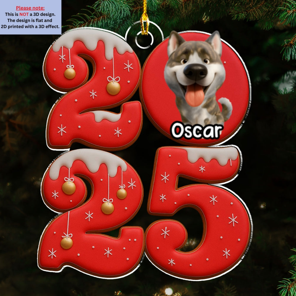 Another Year With You - Personalized Custom Acrylic Ornament