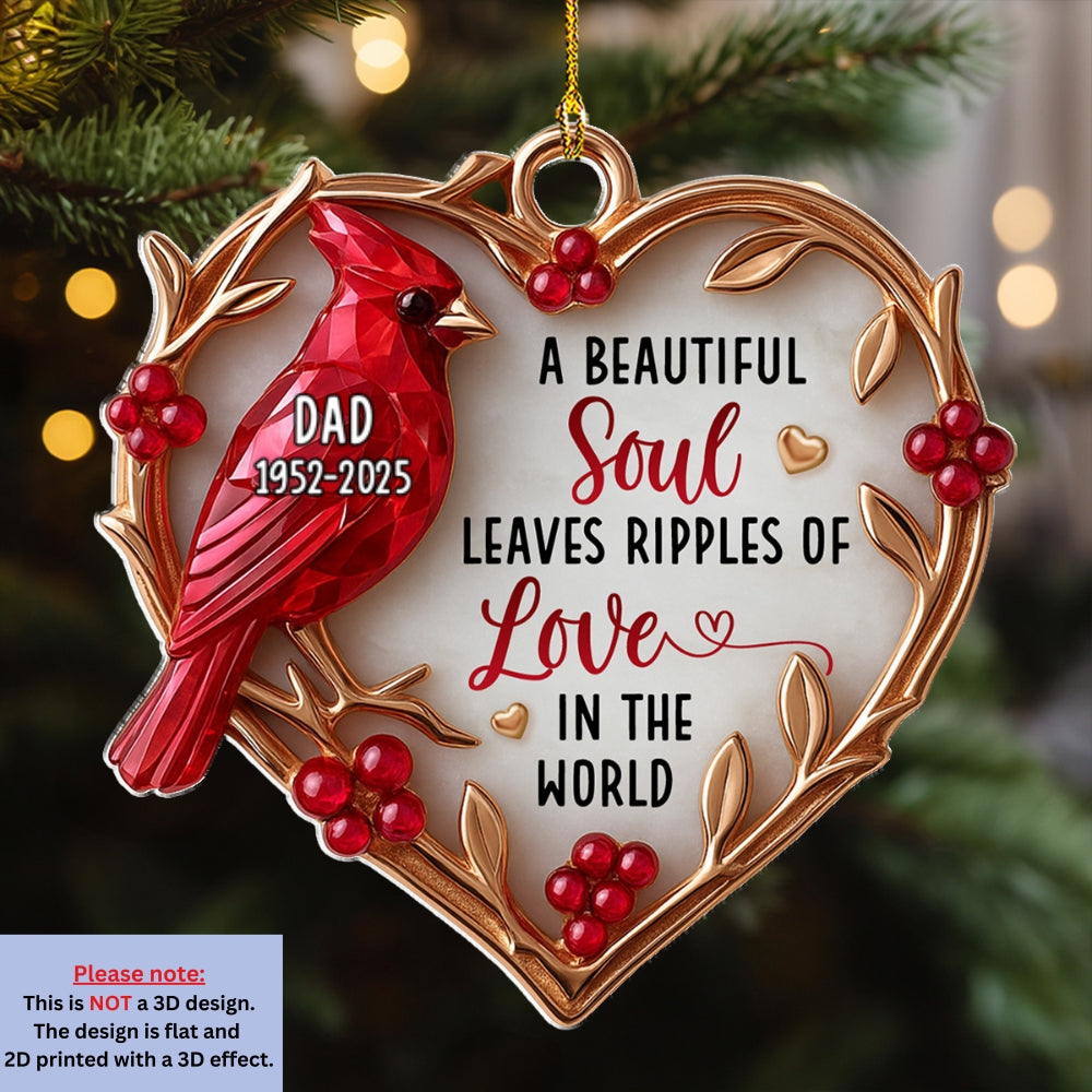 A Beautiful Soul - Personalized Custom Acrylic Ornament