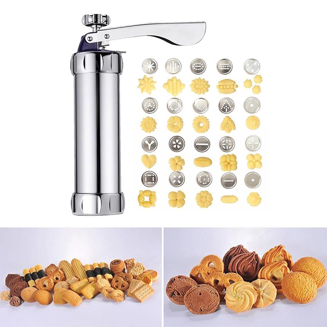 Biscuit Press Stainless Steel Cookie Maker