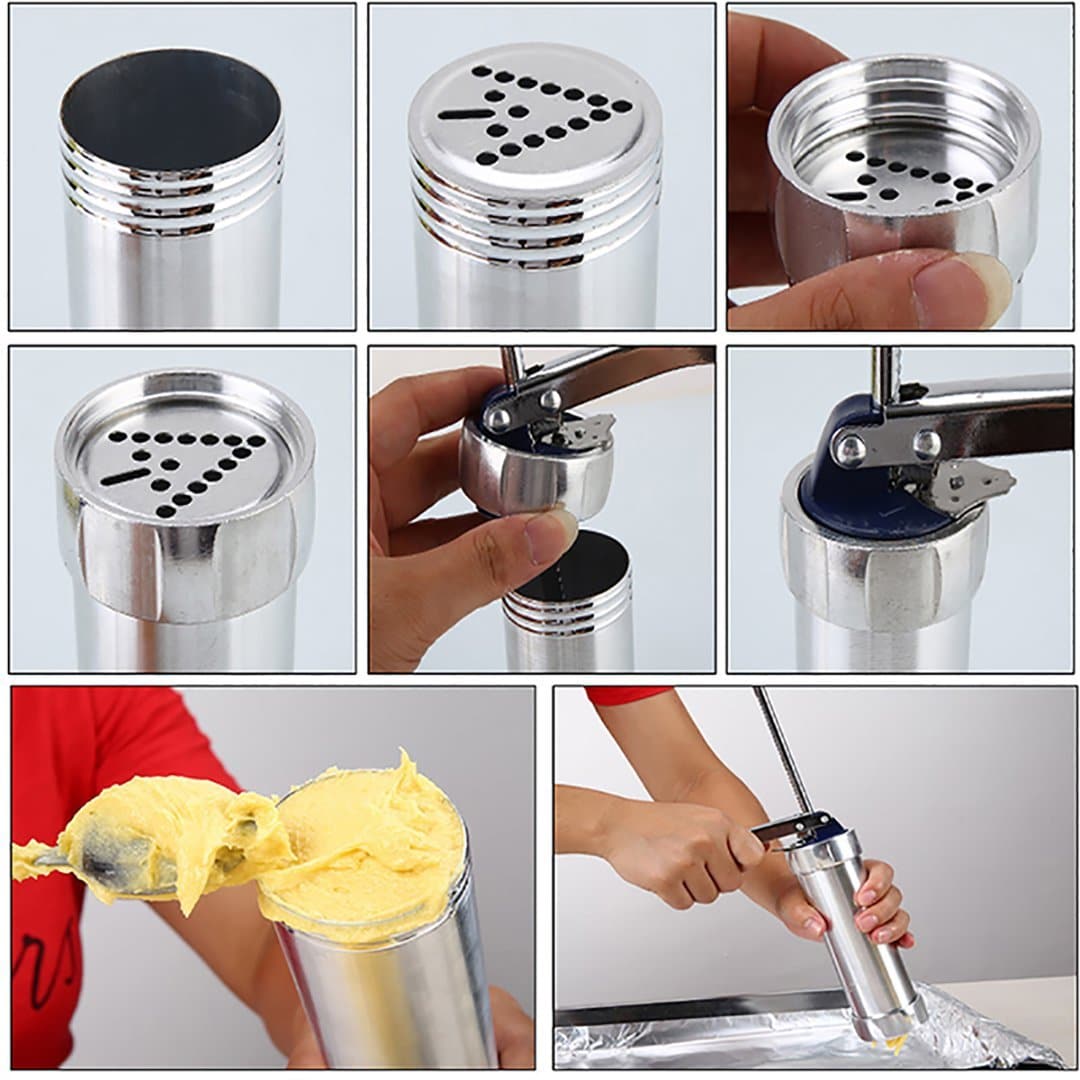 Biscuit Press Stainless Steel Cookie Maker