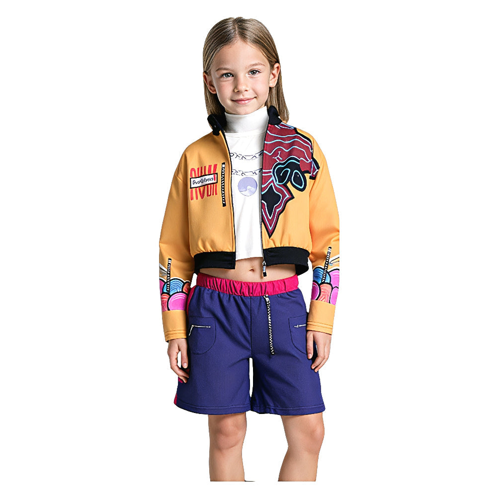 Kids Kpop Hunter Halloween Costume Set