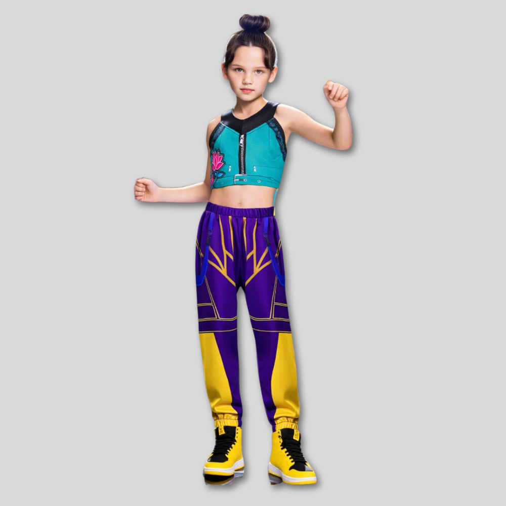 Kids Halloween Kpop Costume Dance Outfit