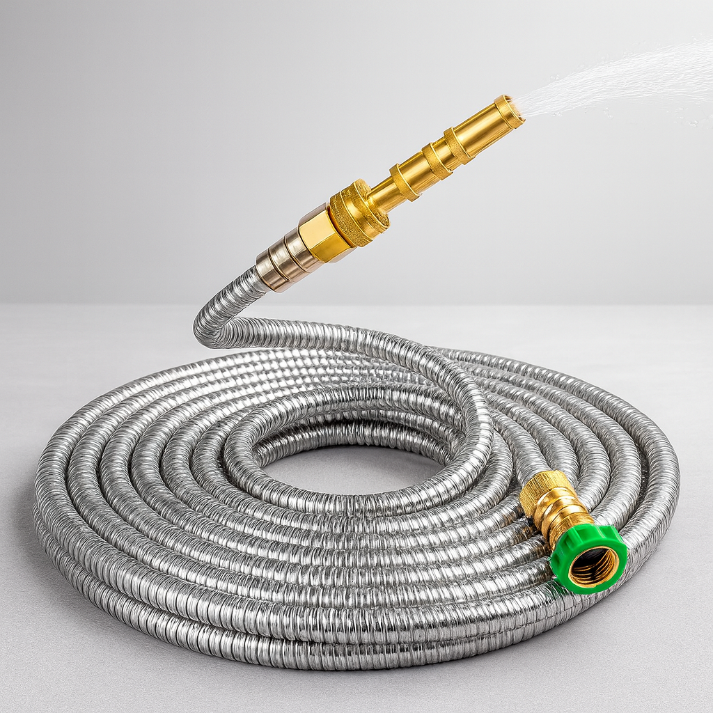 Garden Hose Stainless Steel Heavy Duty Outdoor