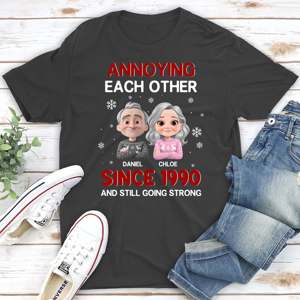 Annoying Each Other Christmas - Personalized Custom Shirt