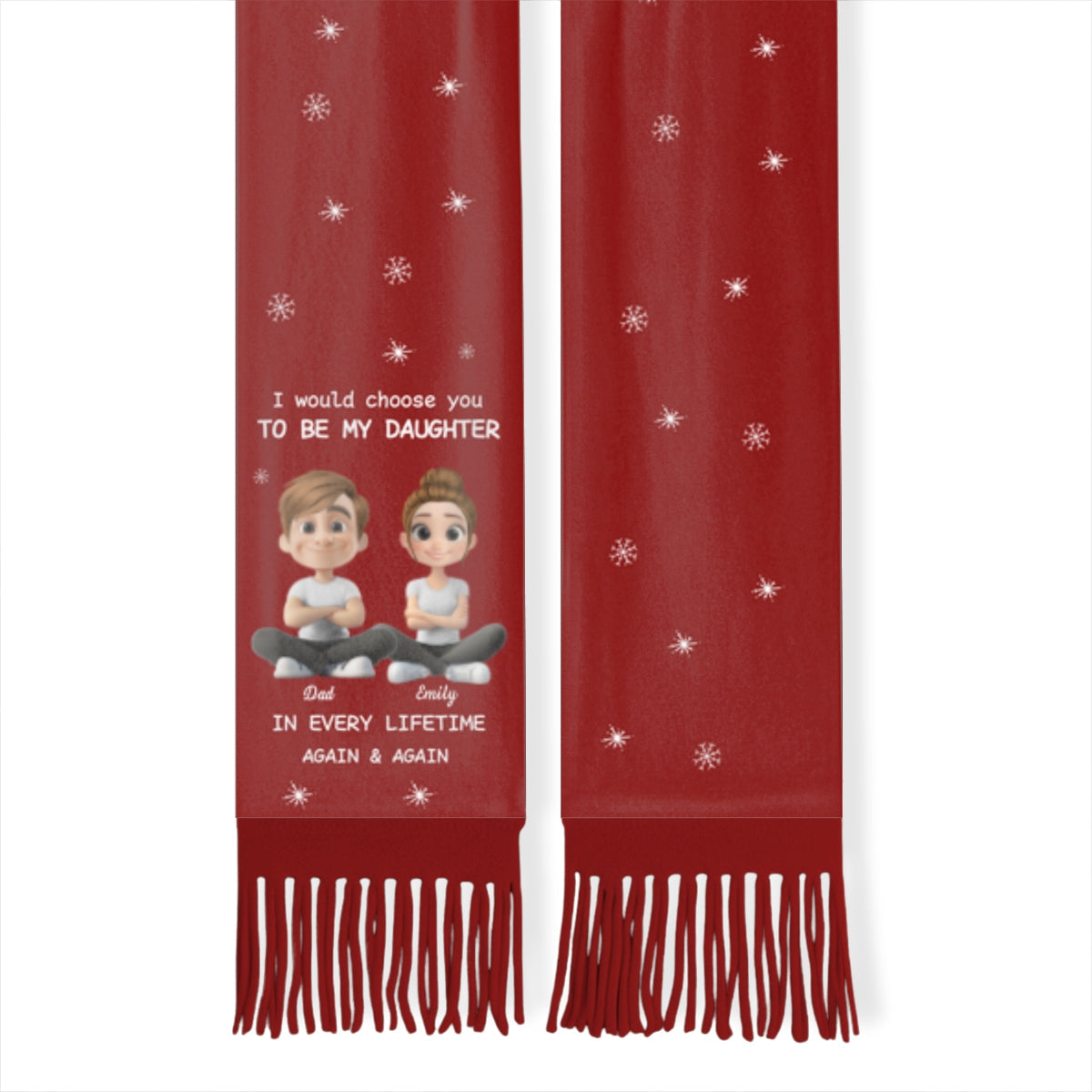 Always Choose You - Personalized Custom Scarf