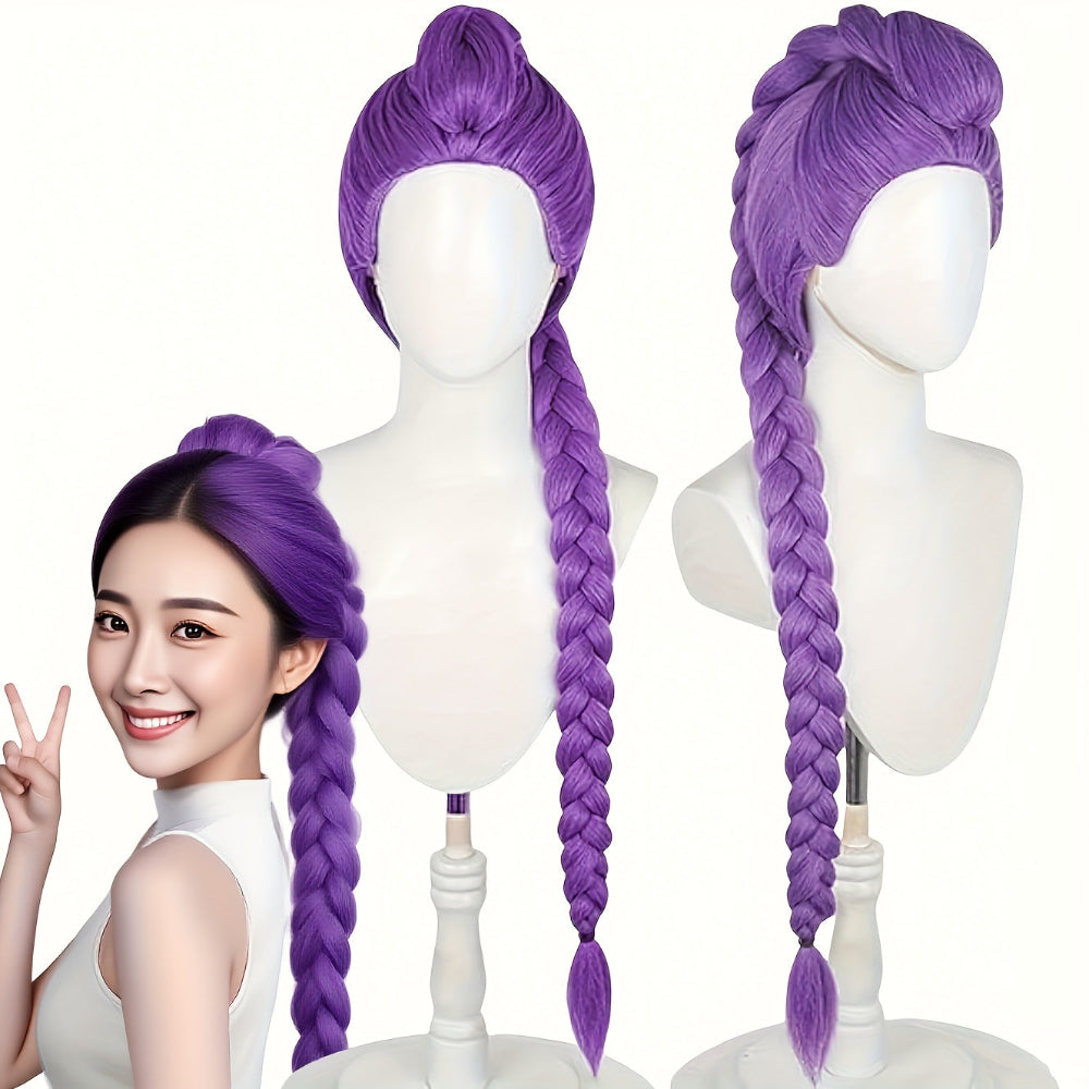 Kpop Hunter Halloween Costume Kids Wig Set