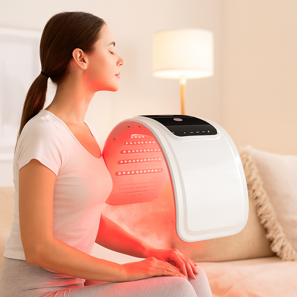 LED Face Mask Skin Rejuvenation Therapy Device