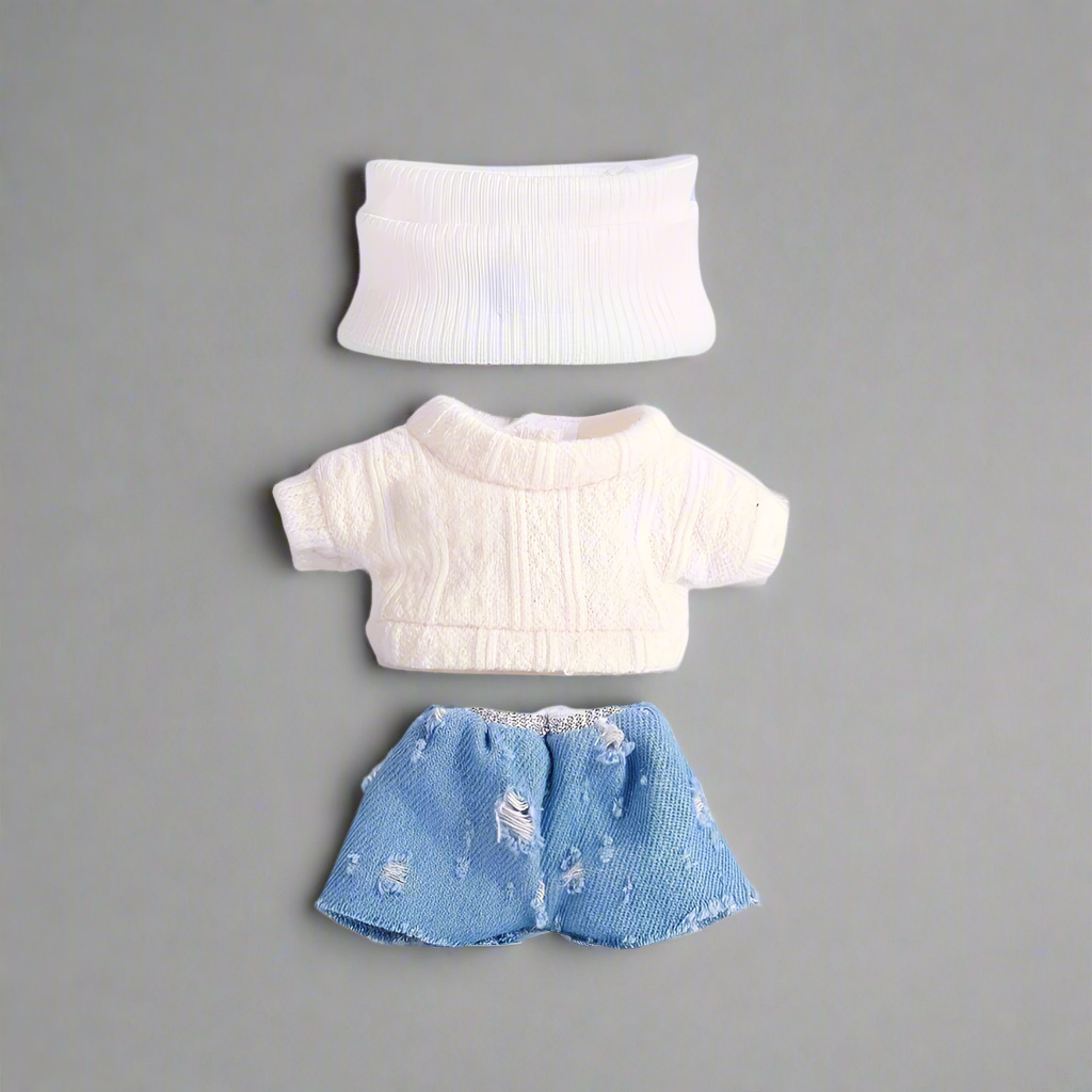 Doll Clothes Knitted Outfit Skirt
