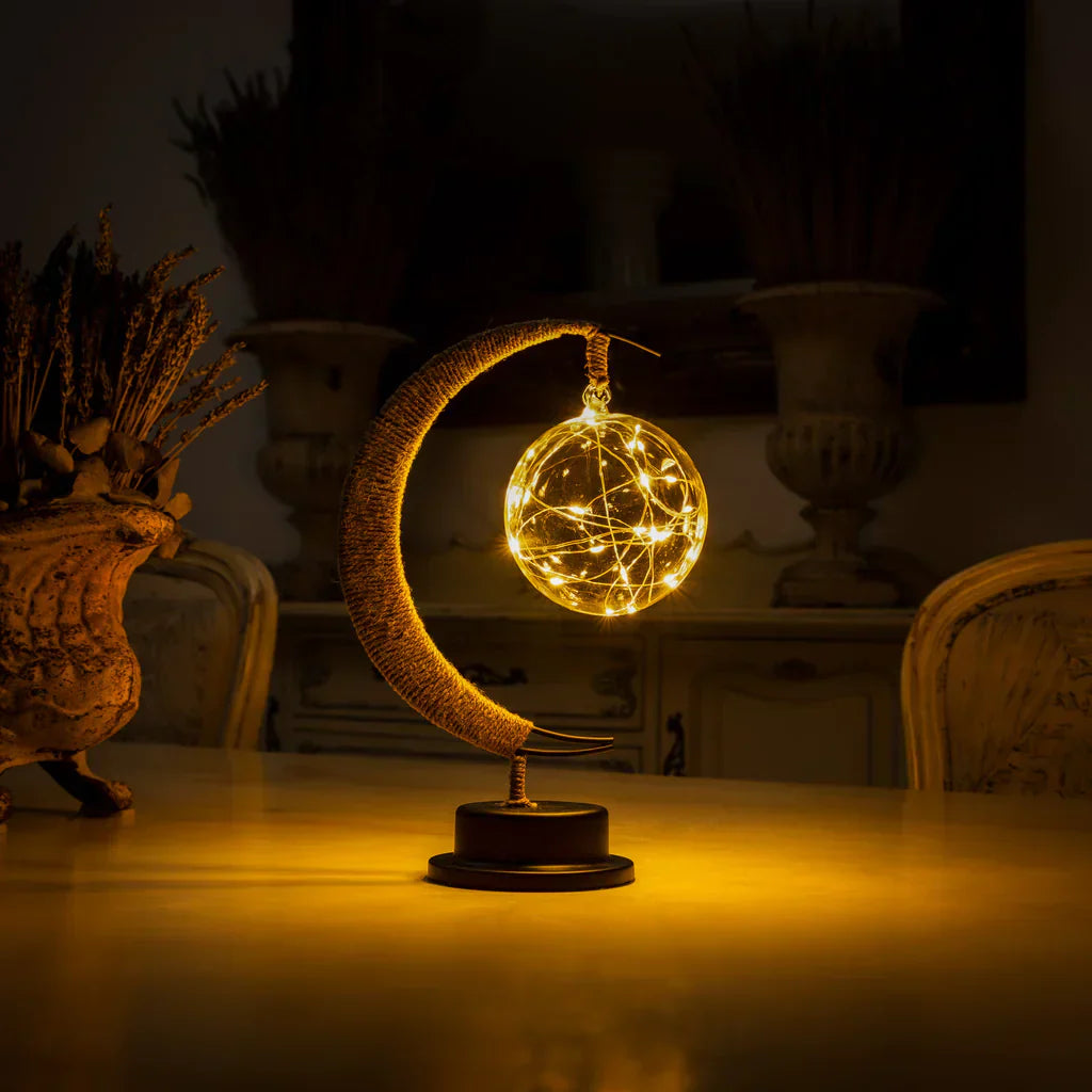 LED Moon Lamp Decorative Bedroom Table Light