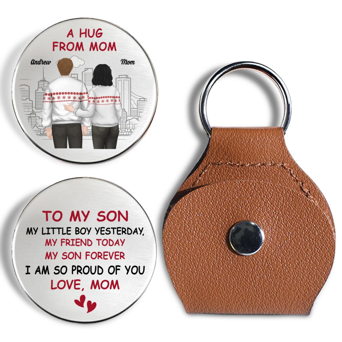 Always My Baby Boy - Personalized Custom Pocket Hug