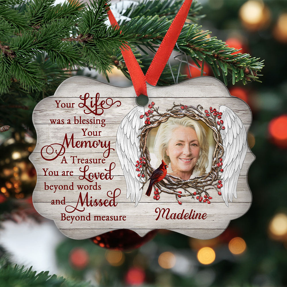 A Blessing Life - Personalized Custom Aluminum Ornament