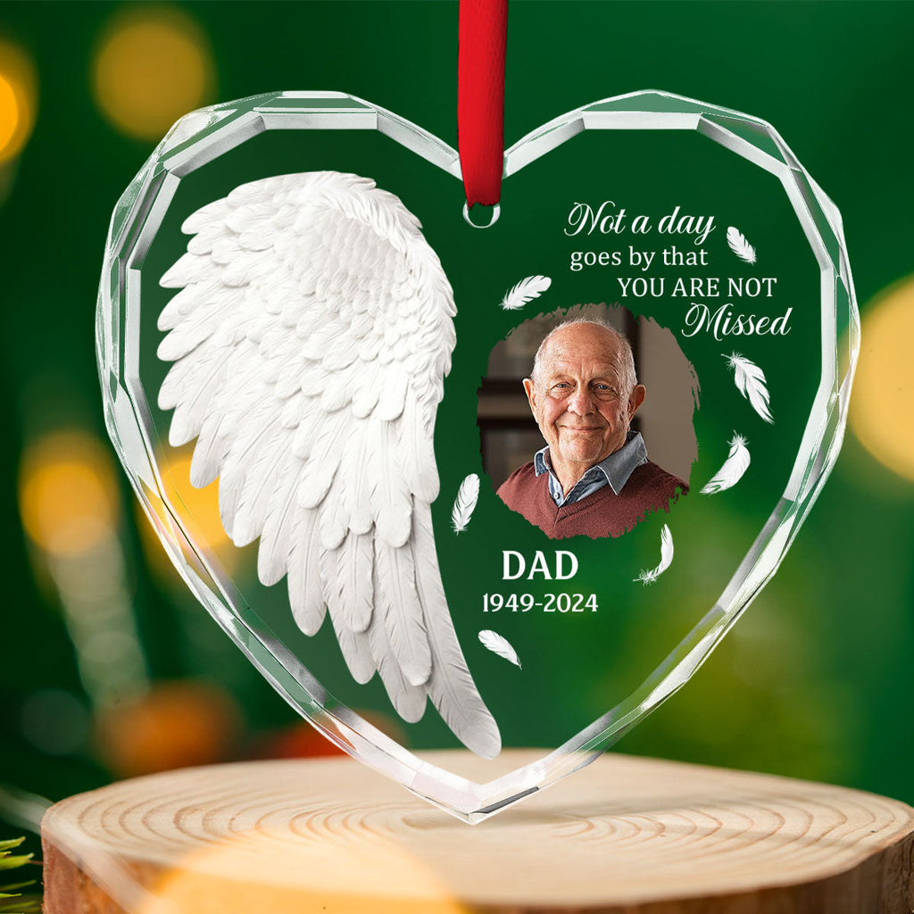 Angel In Heaven - Personalized Custom Glass Ornament